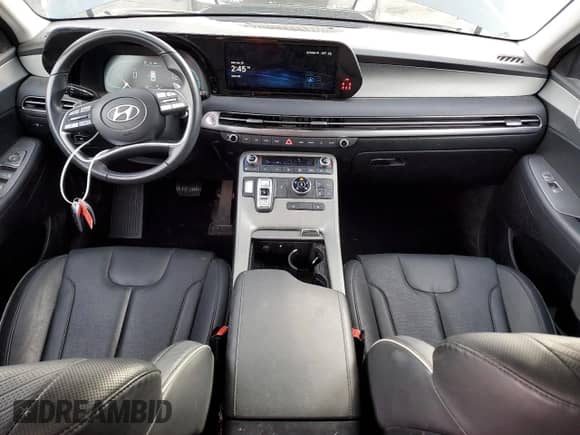 2023 Hyundai Palisade XRT with VIN KM8R3DGE2PU642838, listed as a Copart auction lot 90396975 with 19,395 mi miles and Non repairable. Bid and sale history available at DreamBid. Image 8.