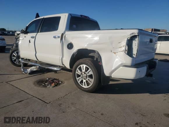 2016 Toyota Tundra Platinum with VIN 5TFGW5F14GX197427, listed as a Copart auction lot 85886124 with Not provided miles and Salvage title. Bid and sale history available at DreamBid. Image 2.