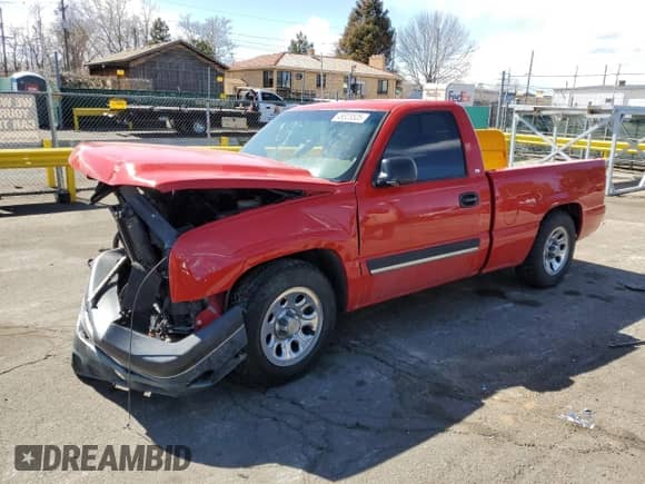 2006 Chevrolet Silverado 1500 Work Truck с VIN 3GCEC14V86G184441, выставлен на аукционе Copart как лот 49328525 с пробегом 205 021 миль миль и Списание • Salvage title. История ставок и продаж доступна на DreamBid. Изображение 1.