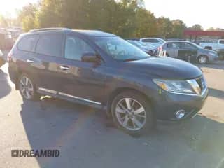 2014 Nissan Pathfinder SL with VIN 5N1AR2MM3EC714449, listed as a IAAI auction lot 43474291 with 149,396 mi miles and . Bid and sale history available at DreamBid. Image 1.