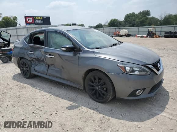 2017 Nissan Sentra SR with VIN 3N1AB7AP1HY387715, listed as a Copart auction lot 67243495 with 114,771 mi miles and Salvage title. Bid and sale history available at DreamBid. Image 4.