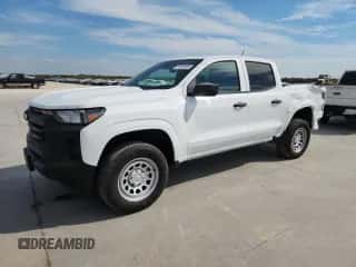 2024 Chevrolet Colorado 2WD Work Truck с VIN 1GCGSBEC9R1104582, выставлен на аукционе Copart как лот 87067805 с пробегом 5 647 миль миль и Списание • Salvage title. История ставок и продаж доступна на DreamBid. Изображение 1.