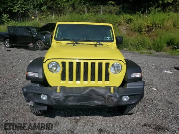 2022 Jeep Wrangler Sport с VIN 1C4GJXAG3NW266312, выставлен на аукционе Copart как лот 66214525 с пробегом 21 485 миль миль и Списание • Salvage title. История ставок и продаж доступна на DreamBid. Изображение 5.