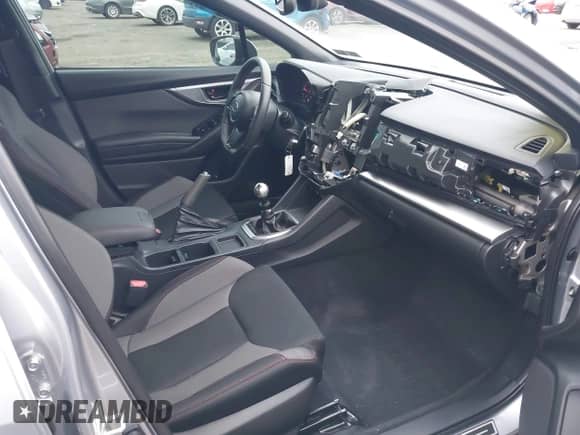 2022 Subaru WRX with VIN JF1VBAA69N9033158, listed as a IAAI auction lot 43320922 with Not provided miles and . Bid and sale history available at DreamBid. Image 5.