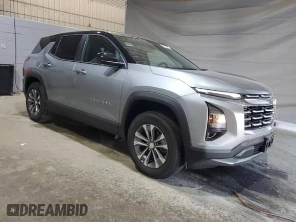 2025 Chevrolet Equinox AWD LT with VIN 3GNAXPEG0SL229788, listed as a Copart auction lot 66813315 with 1,222 mi miles and Salvage title. Bid and sale history available at DreamBid. Image 4.