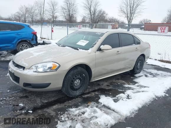2012 Chevrolet Impala Police Police with VIN 2G1WD5E30C1256655, listed as a IAAI auction lot 41380317 with 108,530 mi miles and . Bid and sale history available at DreamBid. Image 2.