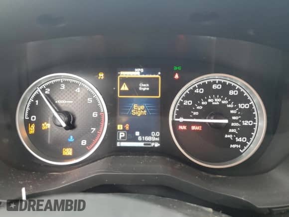 2021 Subaru Forester Premium with VIN JF2SKAJC9MH495552, listed as a Copart auction lot 71622105 with 61,689 mi miles and Salvage title. Bid and sale history available at DreamBid. Image 9.