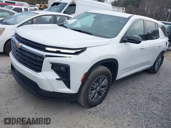 2024 Chevrolet Traverse FWD LS with VIN 1GNEREKS4RJ150800, listed as a IAAI auction lot 41498590 with 7,113 mi miles and . Bid and sale history available at DreamBid. Image 17.