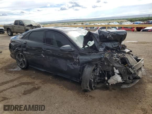 2022 Hyundai Elantra N Line с VIN KMHLR4AF9NU312858, выставлен на аукционе Copart как лот 66736245 с пробегом Не указан миль и На запчасти • Non repairable. История ставок и продаж доступна на DreamBid. Изображение 4.