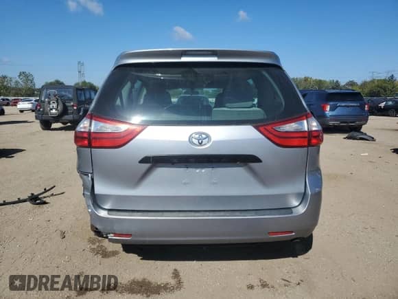 2017 Toyota Sienna L with VIN 5TDZZ3DC2HS855245, listed as a Copart auction lot 81205815 with 210,363 mi miles and Salvage title. Bid and sale history available at DreamBid. Image 6.