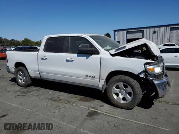 2022 Ram 1500 Big Horn with VIN 1C6RREMTXNN324265, listed as a Copart auction lot 63090025 with 78,443 mi miles and Salvage title. Bid and sale history available at DreamBid. Image 4.