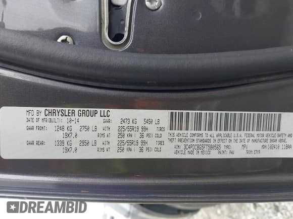 2015 Dodge Journey SXT с VIN 3C4PDCBG5FT580565, выставлен на аукционе IAAI как лот 43420333 с пробегом 178 785 миль миль и . История ставок и продаж доступна на DreamBid. Изображение 9.