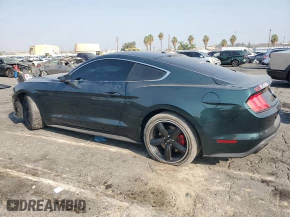 2019 Ford Mustang Bullitt z VIN 1FA6P8K06K5503691, wystawiony jako Copart lot #68551725 z przebiegiem 22 628 mil mil oraz Szkoda całkowita • Salvage title. Historia ofert i sprzedaży dostępna na DreamBid. Obrazek 2.