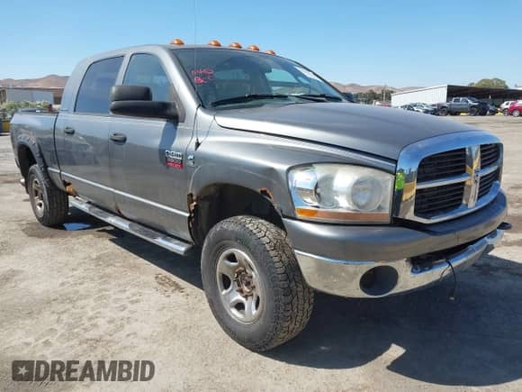 2006 Dodge 3500 Laramie with VIN 3D7LX39C66G141043, listed as a IAAI auction lot 43112125 with 238,475 mi miles and . Bid and sale history available at DreamBid. Image 1.