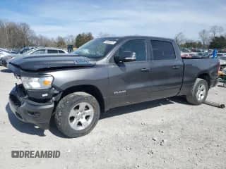 2022 Ram 1500 Big Horn with VIN 1C6RRFMG1NN478128, listed as a Copart auction lot 48363575 with 50,885 mi miles and Salvage title. Bid and sale history available at DreamBid. Image 1.