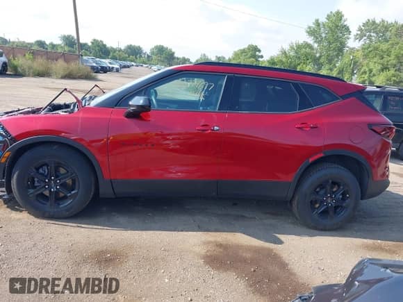 2023 Chevrolet Blazer LT with VIN 3GNKBCR45PS219735, listed as a IAAI auction lot 42774697 with 21,076 mi miles and . Bid and sale history available at DreamBid. Image 14.