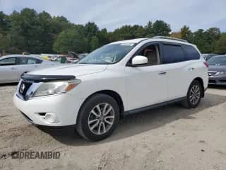 2013 Nissan Pathfinder Platinum with VIN 5N1AR2MM0DC666441, listed as a Copart auction lot 83954285 with 118,861 mi miles and Clean title. Bid and sale history available at DreamBid. Image 1.