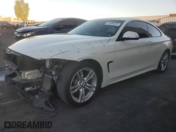 2014 BMW 4 Series 428i xDrive с VIN WBA3N5C59EF716237, выставлен на аукционе Copart как лот 81690525 с пробегом 107 934 миль миль и Списание • Salvage title. История ставок и продаж доступна на DreamBid. Изображение 1.