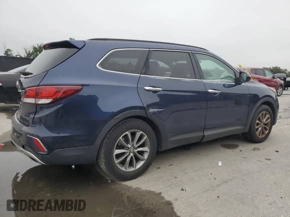 2017 Hyundai Santa Fe SE with VIN KM8SM4HF3HU196447, listed as a Copart auction lot 86217005 with 128,981 mi miles and Clean title. Bid and sale history available at DreamBid. Image 3.