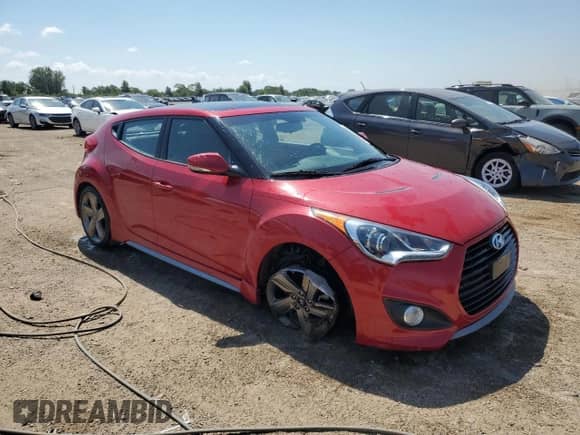 2013 Hyundai Veloster Turbo с VIN KMHTC6AE4DU106074, выставлен на аукционе Copart как лот 67664655 с пробегом 40 812 миль миль и Списание • Salvage title. История ставок и продаж доступна на DreamBid. Изображение 4.