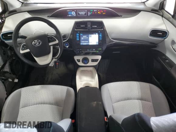 2018 Toyota Prius Plus with VIN JTDKARFP7J3084848, listed as a Copart auction lot 84256715 with 96,007 mi miles and Salvage title. Bid and sale history available at DreamBid. Image 8.