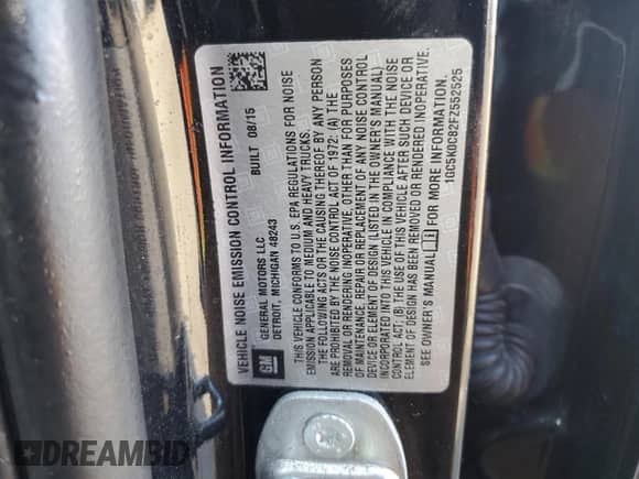 2015 Chevrolet Silverado 3500HD LTZ с VIN 1GC5K0C82FZ552525, выставлен на аукционе Copart как лот 80791284 с пробегом 59 404 миль миль и Списание • Salvage title. История ставок и продаж доступна на DreamBid. Изображение 14.