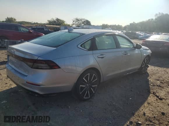 2024 Honda Accord Touring with VIN 1HGCY2F88RA052841, listed as a Copart auction lot 71846775 with 11,896 mi miles and Salvage title. Bid and sale history available at DreamBid. Image 3.