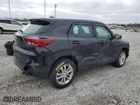 2023 Chevrolet TrailBlazer LS with VIN KL79MNSL0PB078953, listed as a Copart auction lot 51273525 with 20,838 mi miles and Salvage title. Bid and sale history available at DreamBid. Image 3.