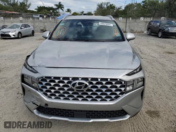 2022 Hyundai Santa Fe Blue z VIN KM8S2DA14NU044600, wystawiony jako Copart lot #40029804 z przebiegiem 97 888 mil mil oraz Nie do naprawy • Non repairable. Historia ofert i sprzedaży dostępna na DreamBid. Obrazek 5.