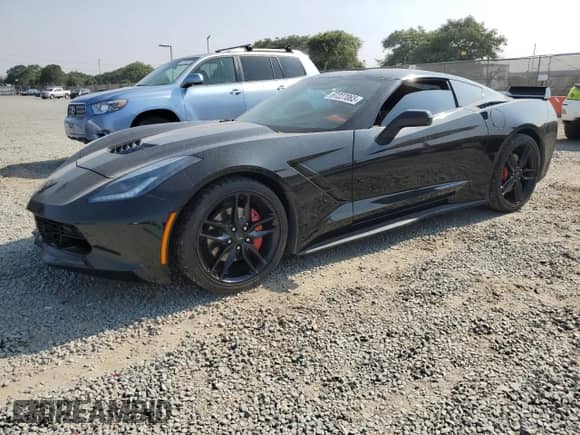 2014 Chevrolet Corvette 3LT with VIN 1G1YE2D76E5105135, listed as a Copart auction lot 67227065 with 36,780 mi miles and Salvage title. Bid and sale history available at DreamBid. Image 1.