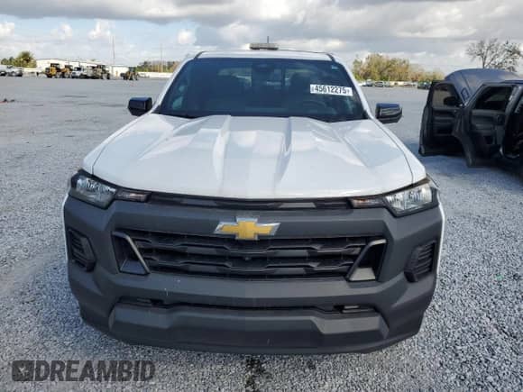 2023 Chevrolet Colorado 4WD Work Truck z VIN 1GCGTBEC2P1187993, wystawiony jako Copart lot #45612275 z przebiegiem 13 143 mil mil oraz Nie do naprawy • Non repairable. Historia ofert i sprzedaży dostępna na DreamBid. Obrazek 5.