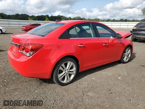 2015 Chevrolet Cruze LTZ z VIN 1G1PG5SB1F7199154, wystawiony jako Copart lot #67672145 z przebiegiem 146 504 mil mil oraz Szkoda całkowita • Salvage title. Historia ofert i sprzedaży dostępna na DreamBid. Obrazek 3.