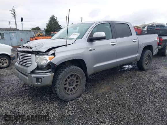 2017 Toyota Tundra Platinum with VIN 5TFAY5F12HX666144, listed as a IAAI auction lot 41576751 with 131,514 mi miles and . Bid and sale history available at DreamBid. Image 18.