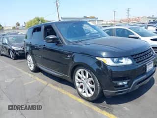 2016 Land Rover Range Rover Sport Dynamic with VIN SALWR2EF0GA551602, listed as a IAAI auction lot 42721957 with 85,694 mi miles and . Bid and sale history available at DreamBid. Image 1.
