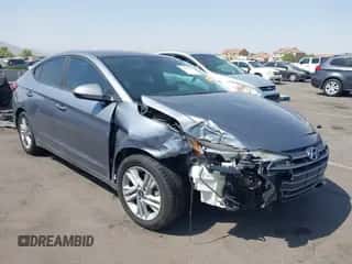 2019 Hyundai Elantra Limited with VIN KMHD84LFXKU844815, listed as a IAAI auction lot 42960677 with 98,295 mi miles and . Bid and sale history available at DreamBid. Image 6.