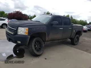 2012 Chevrolet Silverado 1500 LTZ with VIN 3GCPKTE72CG296137, listed as a Copart auction lot 56320765 with 180,551 mi miles and Salvage title. Bid and sale history available at DreamBid. Image 1.