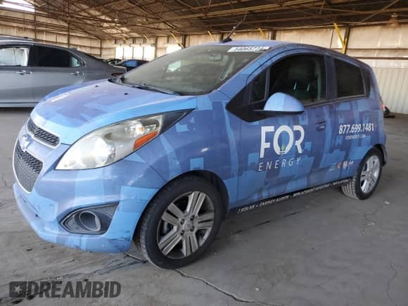 2014 Chevrolet Spark LS с VIN KL8CB6S98EC485346, выставлен на аукционе Copart как лот 54065774 с пробегом 173 054 миль миль и Списание • Salvage title. История ставок и продаж доступна на DreamBid. Изображение 1.