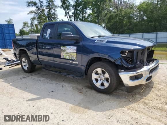 2022 Ram 1500 Lone Star z VIN 1C6RREBT1NN187445, wystawiony jako Copart lot #55620685 z przebiegiem 75 101 mil mil oraz Szkoda całkowita • Salvage title. Historia ofert i sprzedaży dostępna na DreamBid. Obrazek 4.