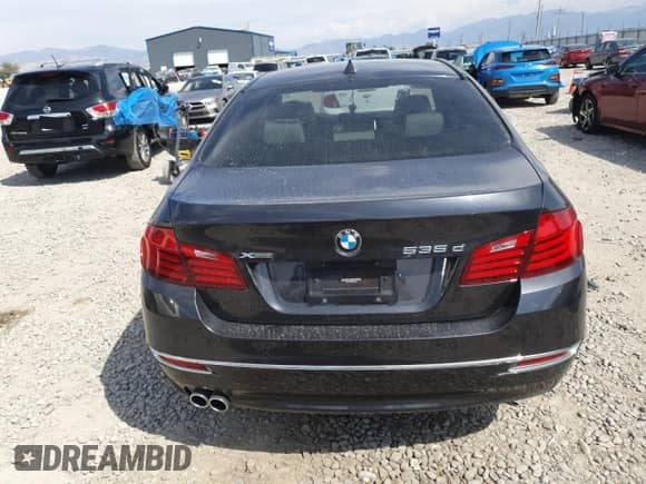 2014 BMW 5 Series 535d xDrive с VIN WBAFV3C59EDZ33574, выставлен на аукционе Copart как лот 71098095 с пробегом 69 606 миль миль и Списание • Salvage title. История ставок и продаж доступна на DreamBid. Изображение 6.