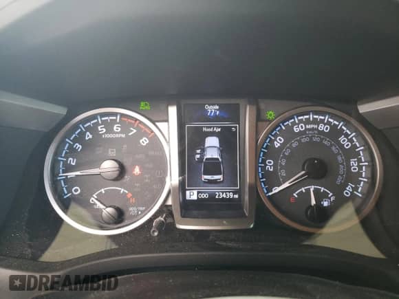 2022 Toyota Tacoma Limited with VIN 3TMGZ5AN0NM513152, listed as a Copart auction lot 54418825 with 23,439 mi miles and Salvage title. Bid and sale history available at DreamBid. Image 9.