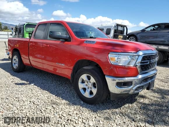 2022 Ram 1500 Big Horn z VIN 1C6RREBG6NN273563, wystawiony jako Copart lot #71868525 z przebiegiem 84 532 mil mil oraz Szkoda całkowita • Salvage title. Historia ofert i sprzedaży dostępna na DreamBid. Obrazek 4.