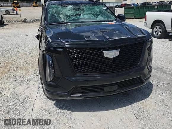 2025 Cadillac Escalade 4WD Sport Platinum with VIN 1GYS9GRL7SR241650, listed as a Copart auction lot 66279905 with 2,488 mi miles and Salvage title. Bid and sale history available at DreamBid. Image 14.