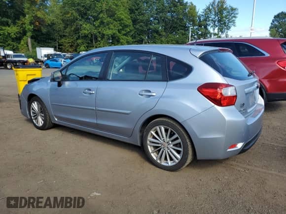 2014 Subaru Impreza Premium with VIN JF1GPAD60E8262825, listed as a Copart auction lot 80818065 with 112,485 mi miles and Salvage title. Bid and sale history available at DreamBid. Image 2.