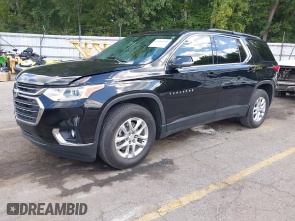 2021 Chevrolet Traverse LT Cloth with VIN 1GNERGKW8MJ258117, listed as a IAAI auction lot 43086901 with 24,806 mi miles and . Bid and sale history available at DreamBid. Image 2.