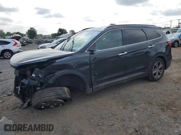 2014 Hyundai Santa Fe GLS z VIN KM8SMDHF7EU035465, wystawiony jako Copart lot #83316894 z przebiegiem 180 573 mil mil oraz Szkoda całkowita • Salvage title. Historia ofert i sprzedaży dostępna na DreamBid. Obrazek 1.