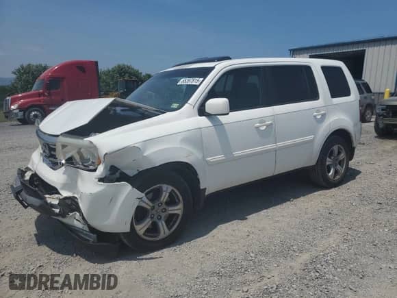 2014 Honda Pilot EX-L with VIN 5FNYF3H55EB017940, listed as a Copart auction lot 65397815 with 154,488 mi miles and Salvage title. Bid and sale history available at DreamBid. Image 1.