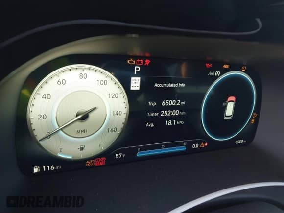 2024 Hyundai Palisade Calligraphy z VIN KM8R7DGE3RU806606, wystawiony jako IAAI lot #41851025 z przebiegiem 6 500 mil mil oraz . Historia ofert i sprzedaży dostępna na DreamBid. Obrazek 7.