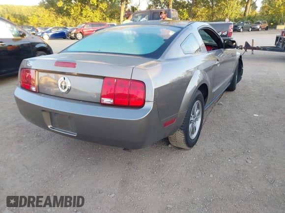 2005 Ford Mustang Deluxe with VIN 1ZVFT80N855119319, listed as a IAAI auction lot 43340661 with 106,385 mi miles and . Bid and sale history available at DreamBid. Image 4.