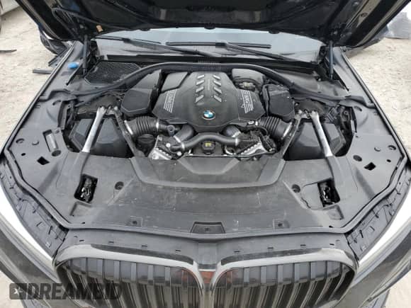 2021 BMW 7 Series 750i xDrive with VIN WBA7U2C05MCF78609, listed as a Copart auction lot 47082095 with 29,692 mi miles and Salvage title. Bid and sale history available at DreamBid. Image 12.