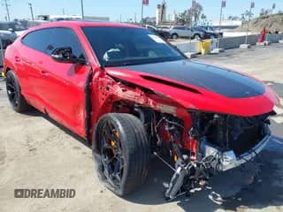 2024 Lamborghini Urus Performante with VIN ZPBUC3ZL6RLA29238, listed as a IAAI auction lot 41966435 with 6,927 mi miles and . Bid and sale history available at DreamBid. Image 1.